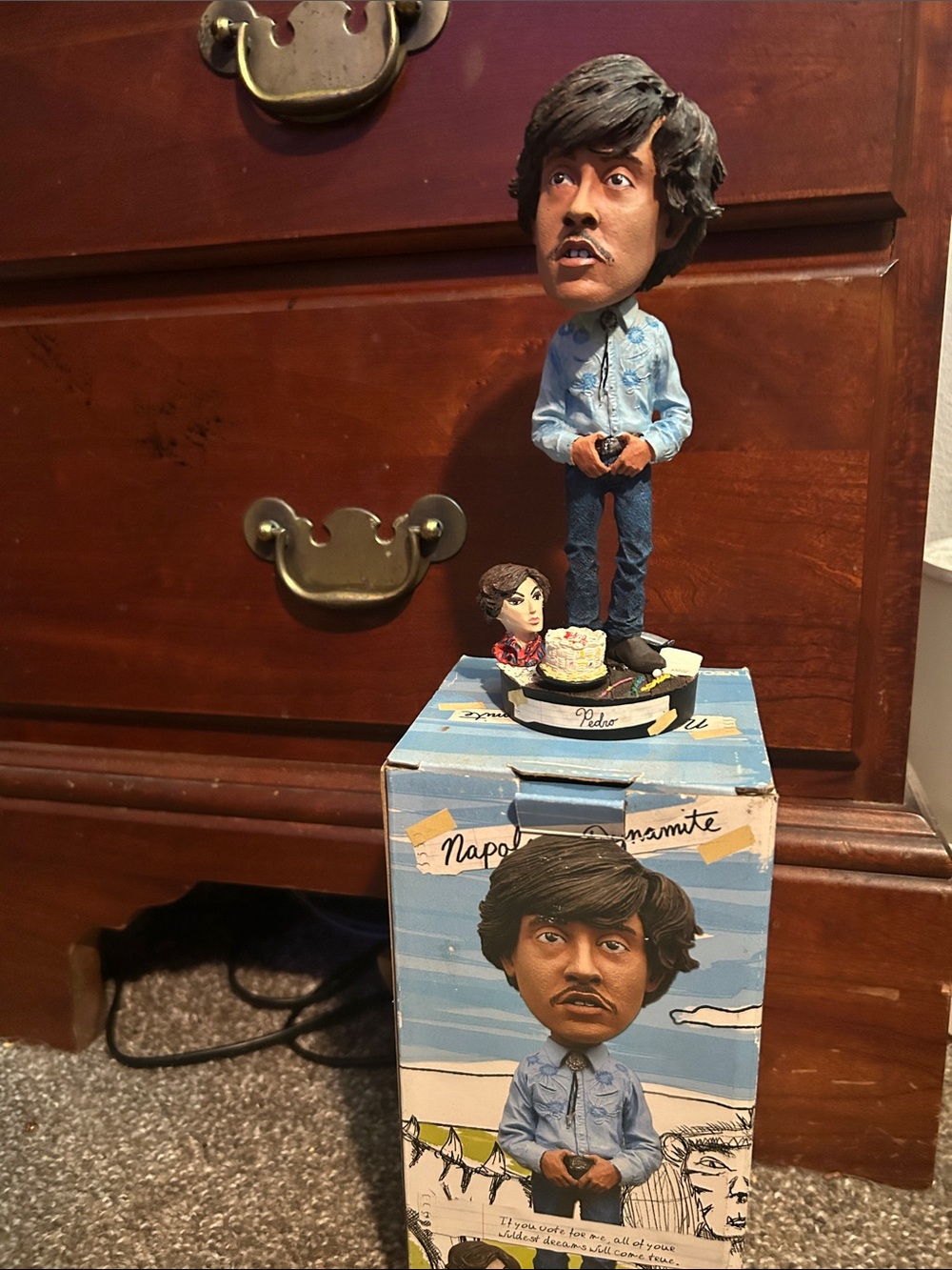 Hand-Painted Pedro head banger collectible circa 2005
